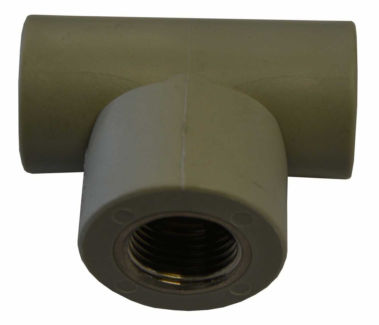 Schweiss T-Stück 20 x 1/2"IG x 20 mm