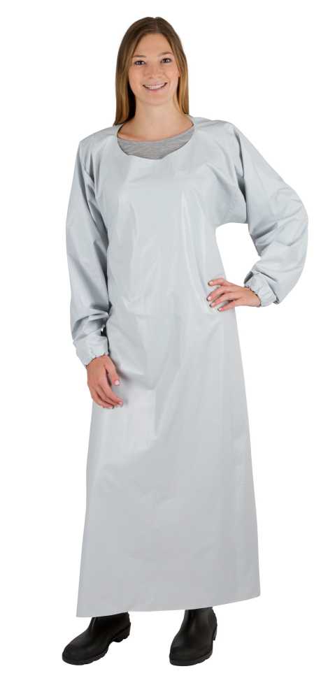 Hygiene-Latzschürze mit Ärmelschützer