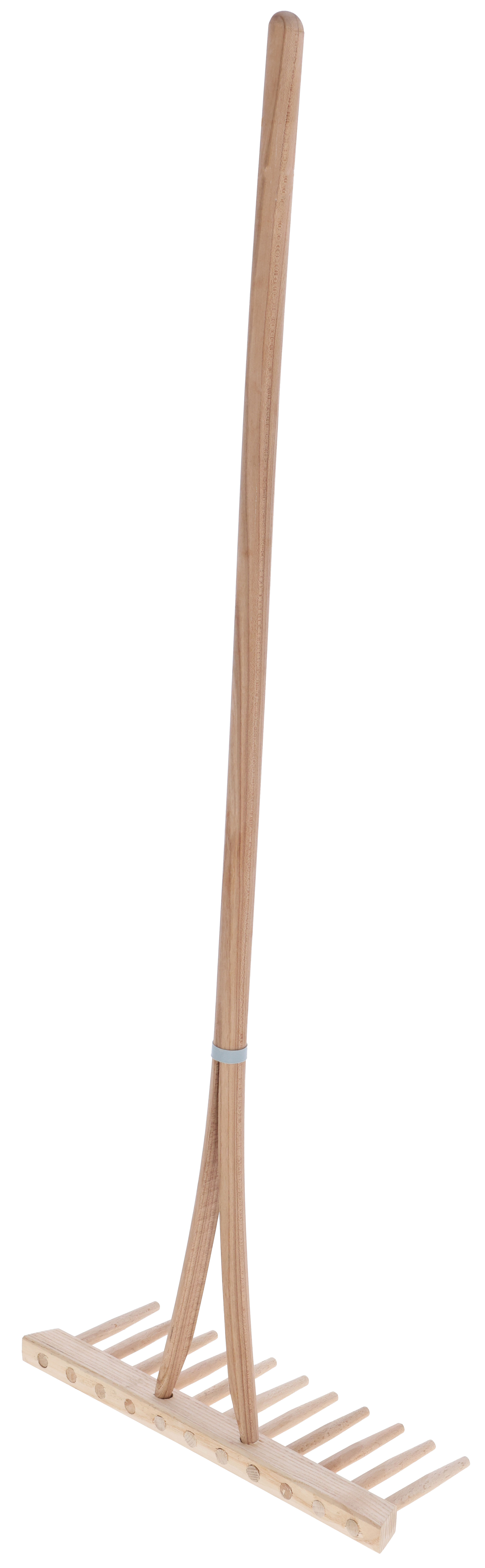 Holzrechen Mini, mit Stiel