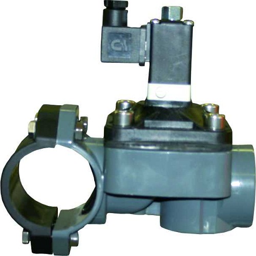 PVC-Membranventil vertikal 50mm komlett