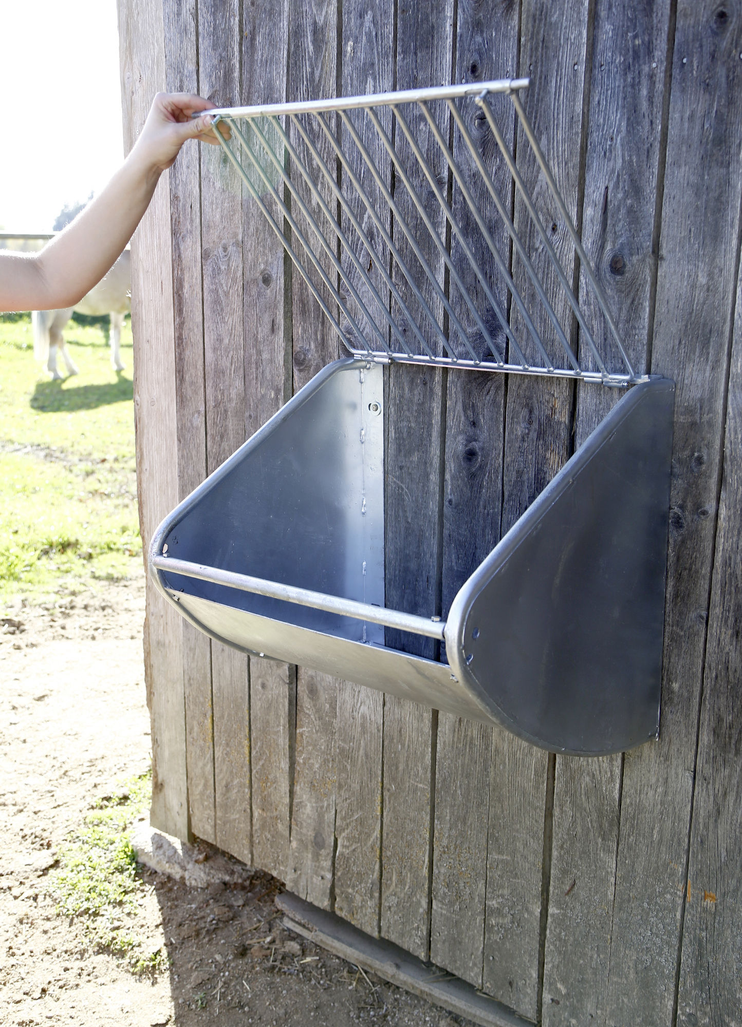 Futtersparraufe Metall