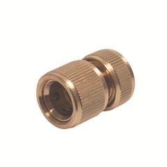 Schnellkupplung mit Wasserstop 1/2 Zoll Messing 