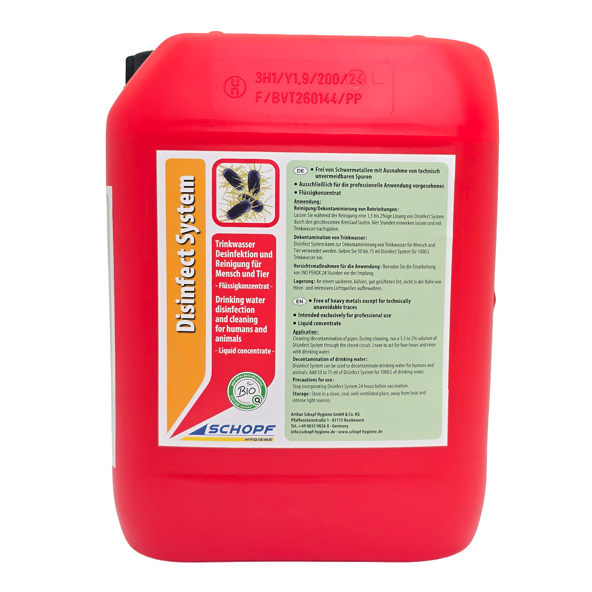 Disinfect System 10 Liter - Gefahrgut