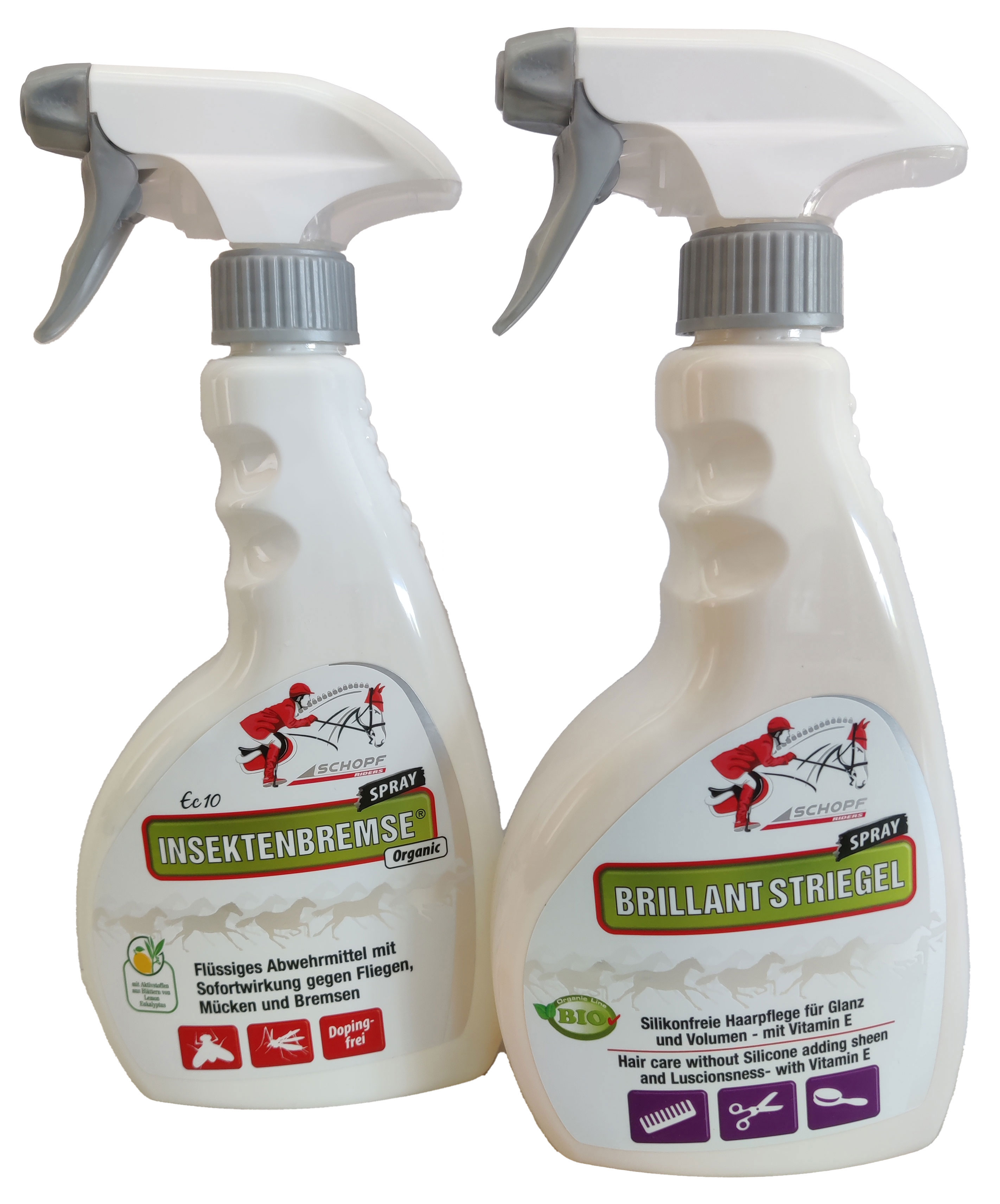 SET C Insektenbremse organic + Brillant Striegel