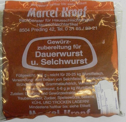 Dauerwurstgewürz 125 g***