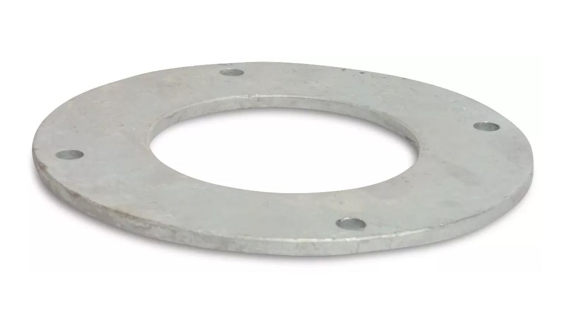 Metallflansch Ø160 für Bundbüchse abgedreht NIRO