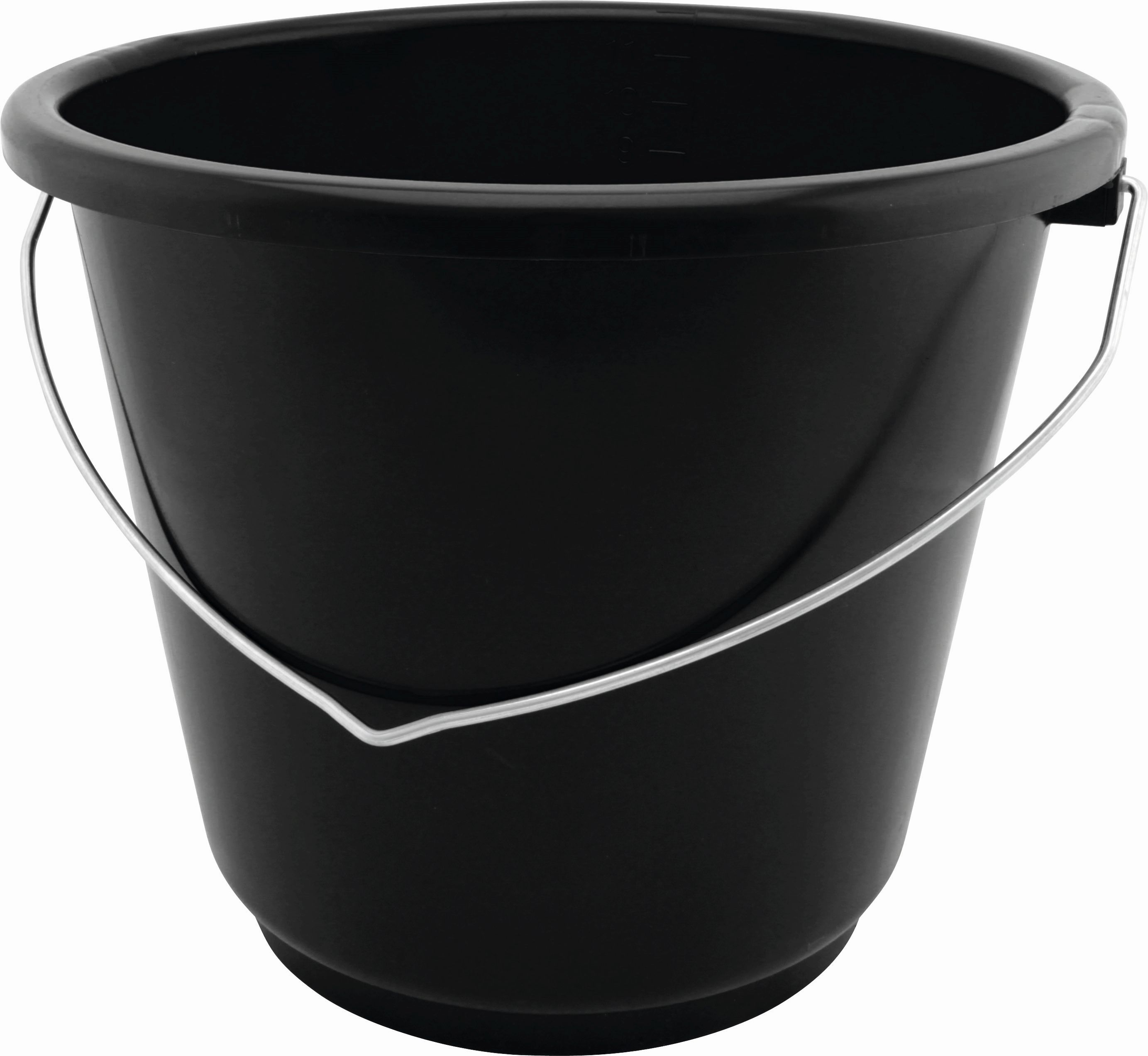 Futtereimer schwarz 12 Liter