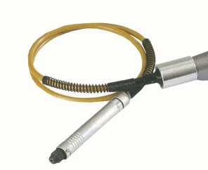 Biegewelle mit Schutzkappe und Überwurfhülse