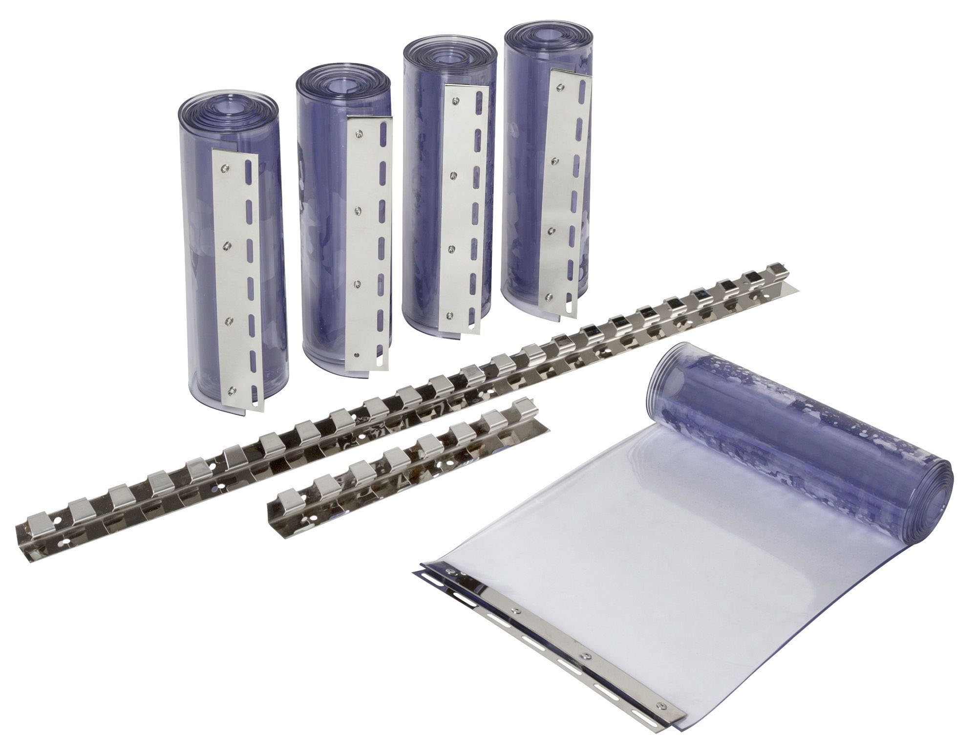 PVC-Streifenvorhang-Set