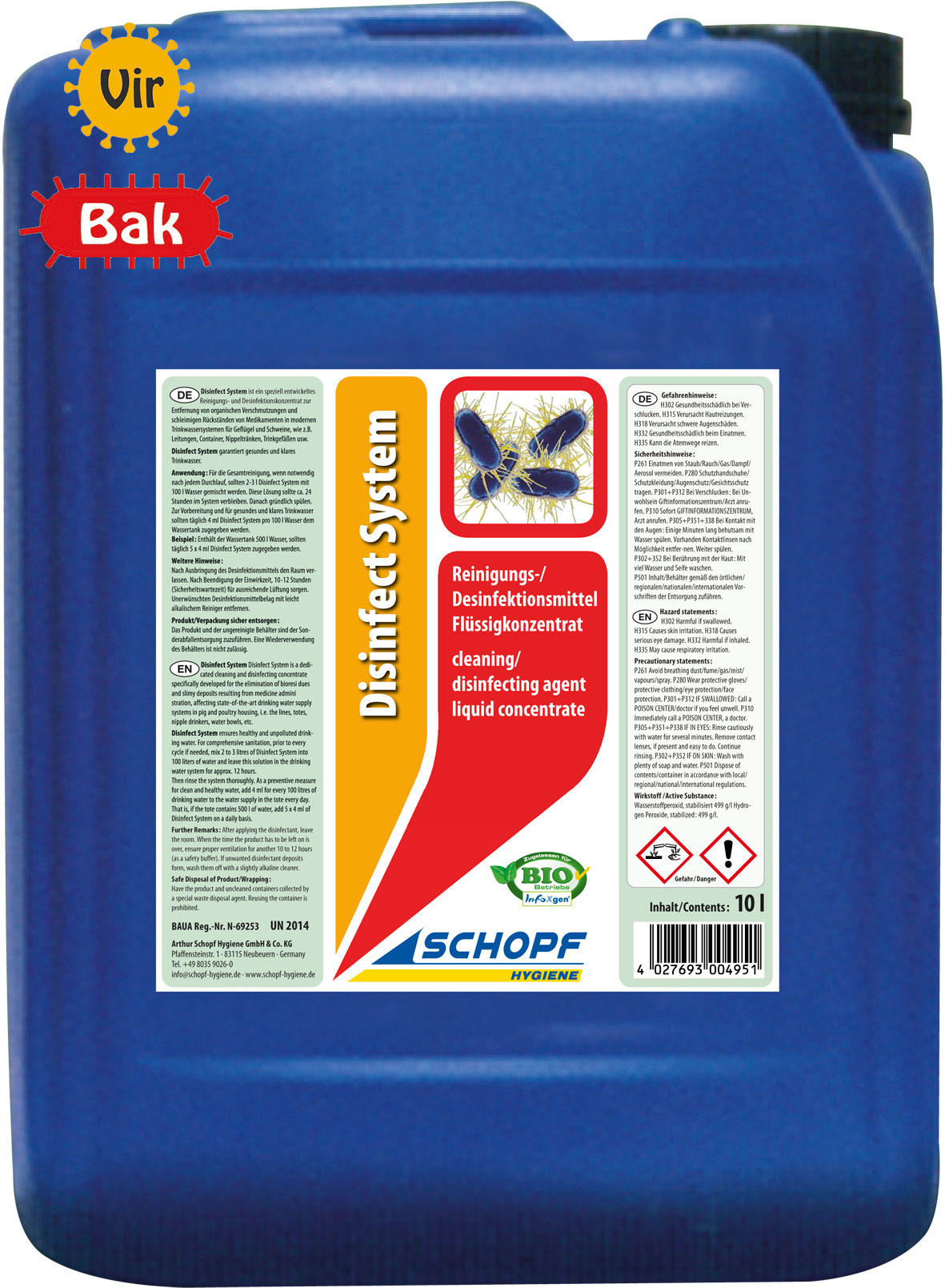 Desinfect System 10 Liter