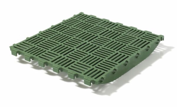 Ferkelrost MIK CHESS, Maße 600 x 600 mm, Schlitzanteil 39%, Schlitzbreite 10 mm