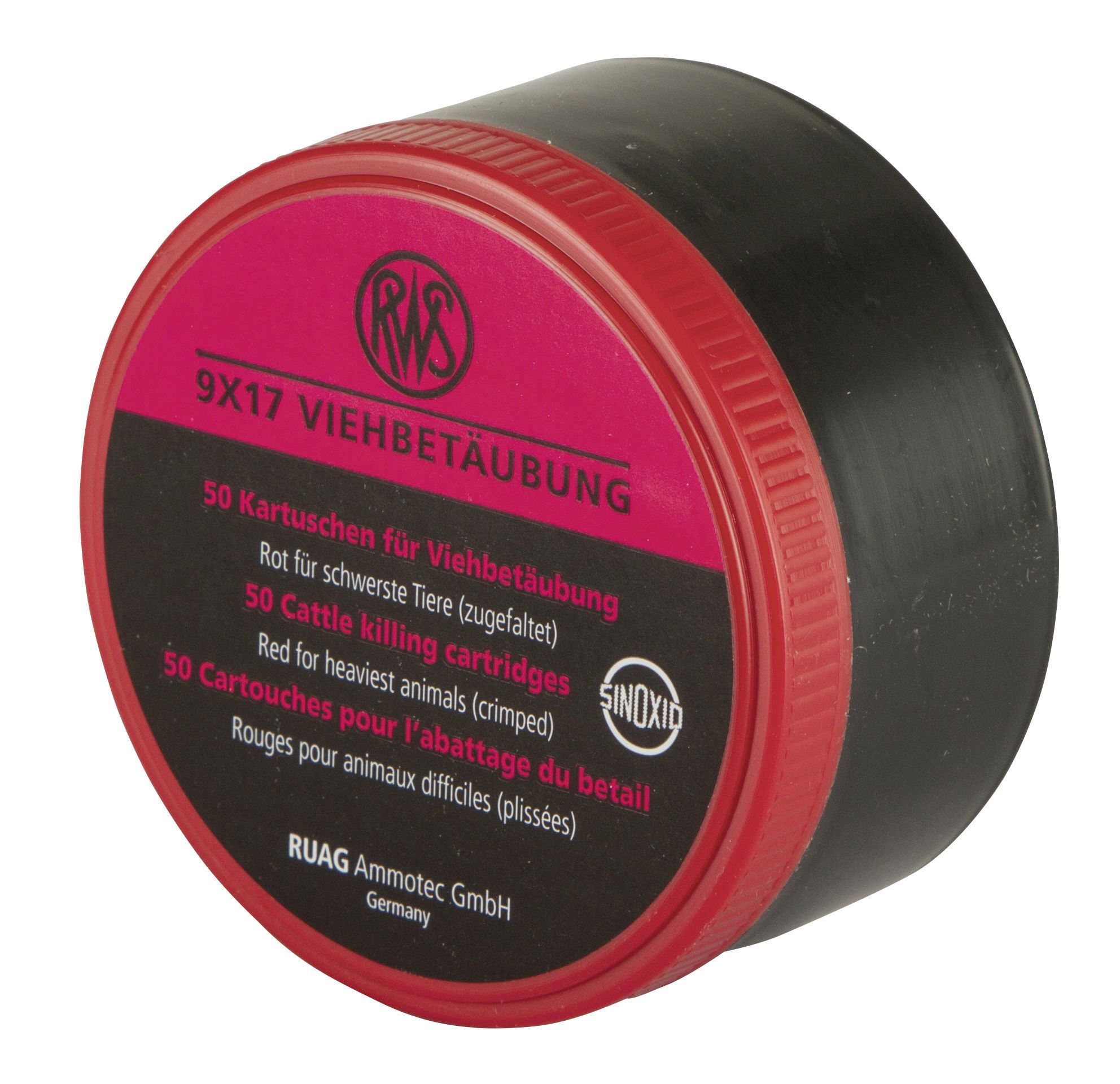 Schlachtpatronen rot (50Stk/X-Pack)
