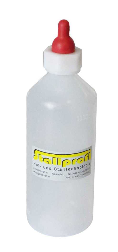 Saugflasche 1 Liter  für Schafe komplett