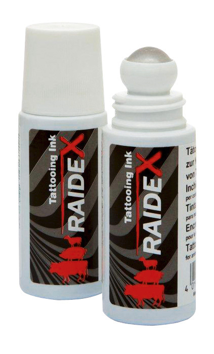 Tätowierfarbe mit Rollball schwarz 65ml