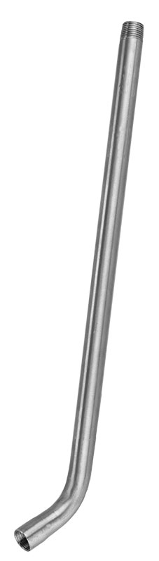 Wasserablaufrohr Niro einfach 50 cm 30°