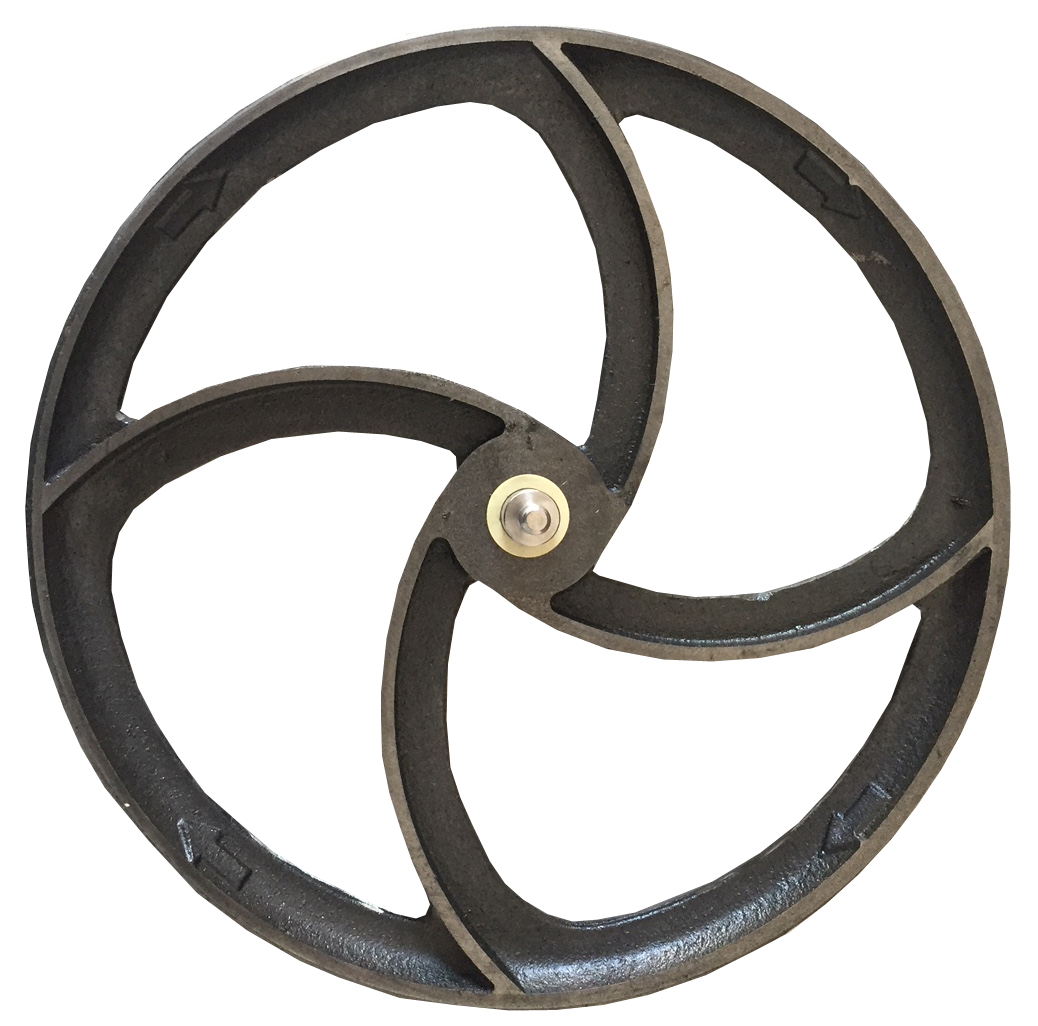 Gussrad für Umlenkecke Chain Feed mit Gleitlager