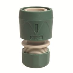 Schnellkupplung mit Wasserstop 1/2 Zoll PVC