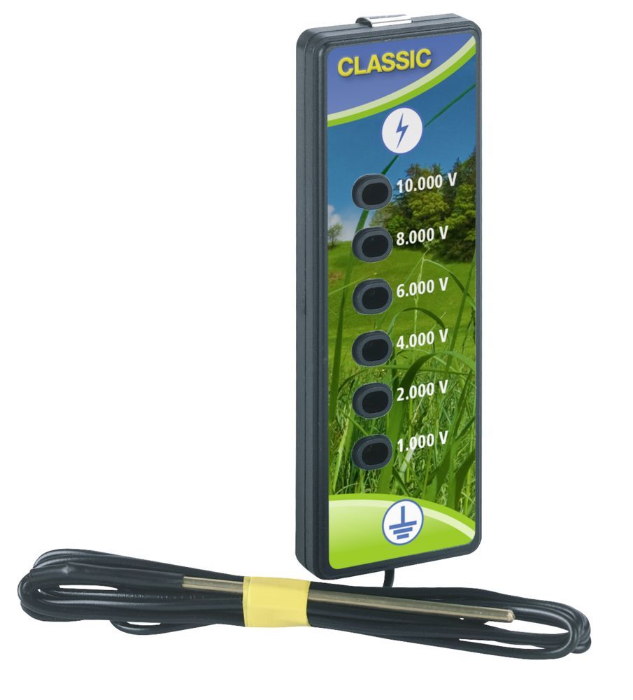 Zaunprüfer 6stufig mit LED-Anzeige