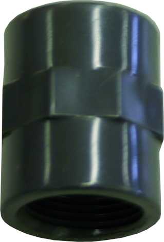 PVC-Gewindemuffe mit 2x 1/2" IG