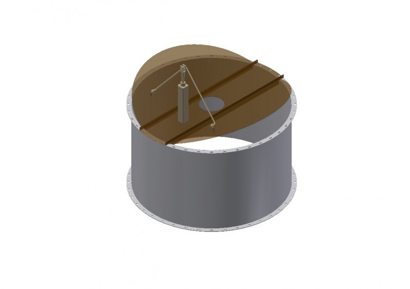 Pneumatisch öffnender Deckel