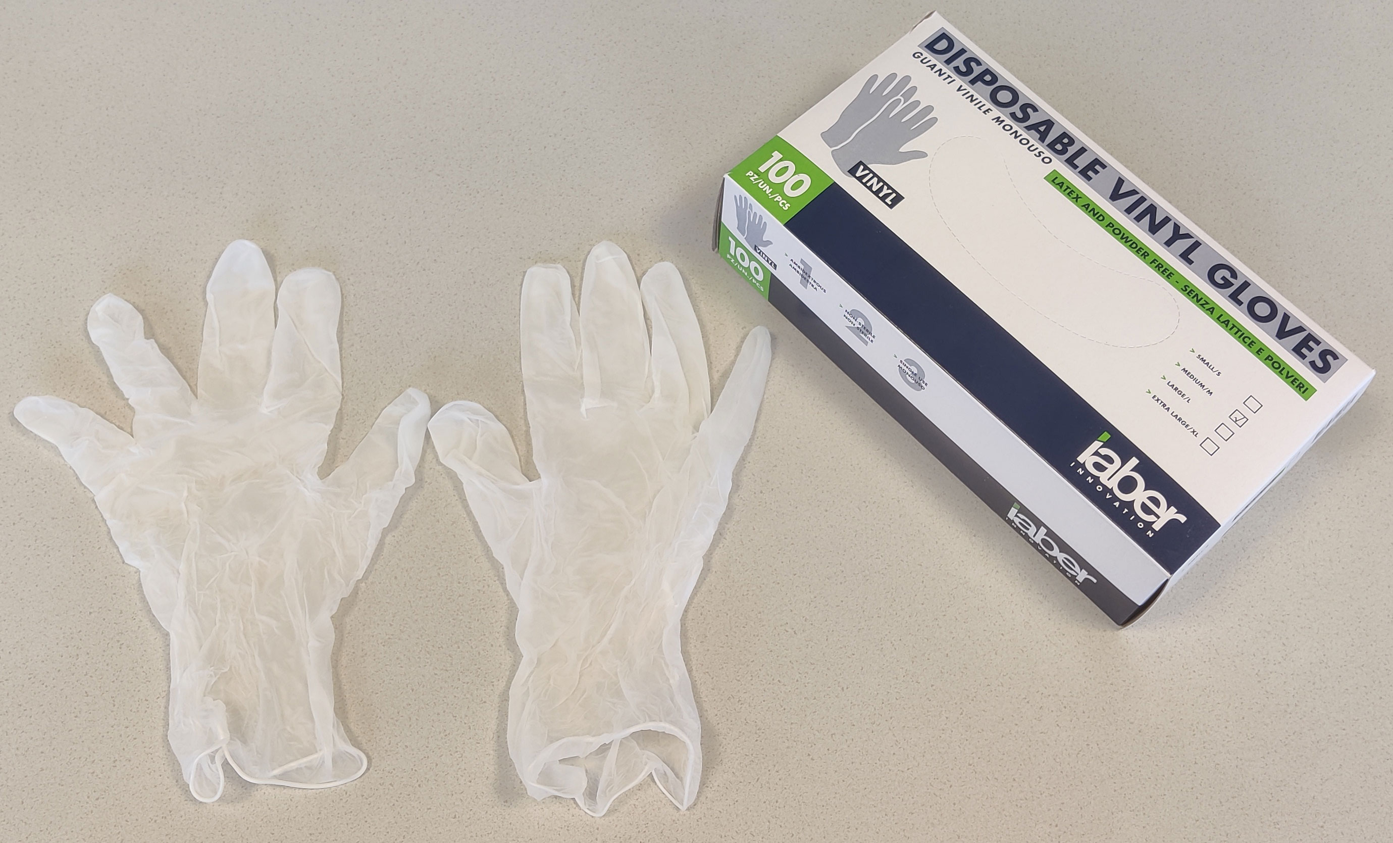 Vinyl Handschuhe Gr. S puderfrei (100Stk.Pkg.)