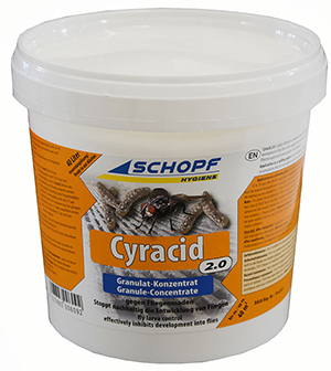 1 Kilo Cyracid Gieß- und Streumittel gegen Fliegenmaden