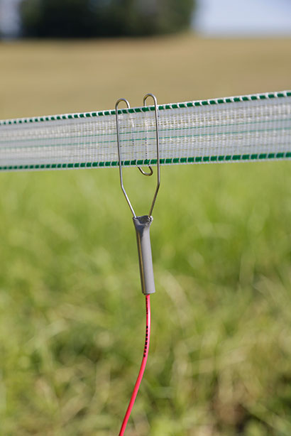 Zaunanschlusskabel Herzklemme