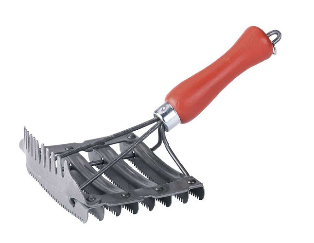 Stahlstriegel mit Mähnenkamm