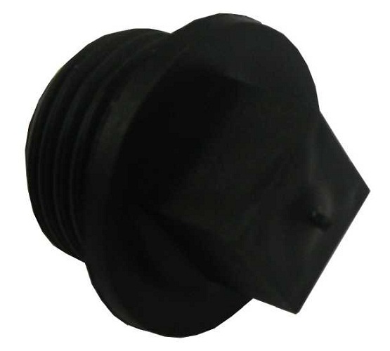 PVC-Verschraubung schwarz