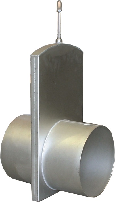 Gülleabsperrschieber Ø200 Niro