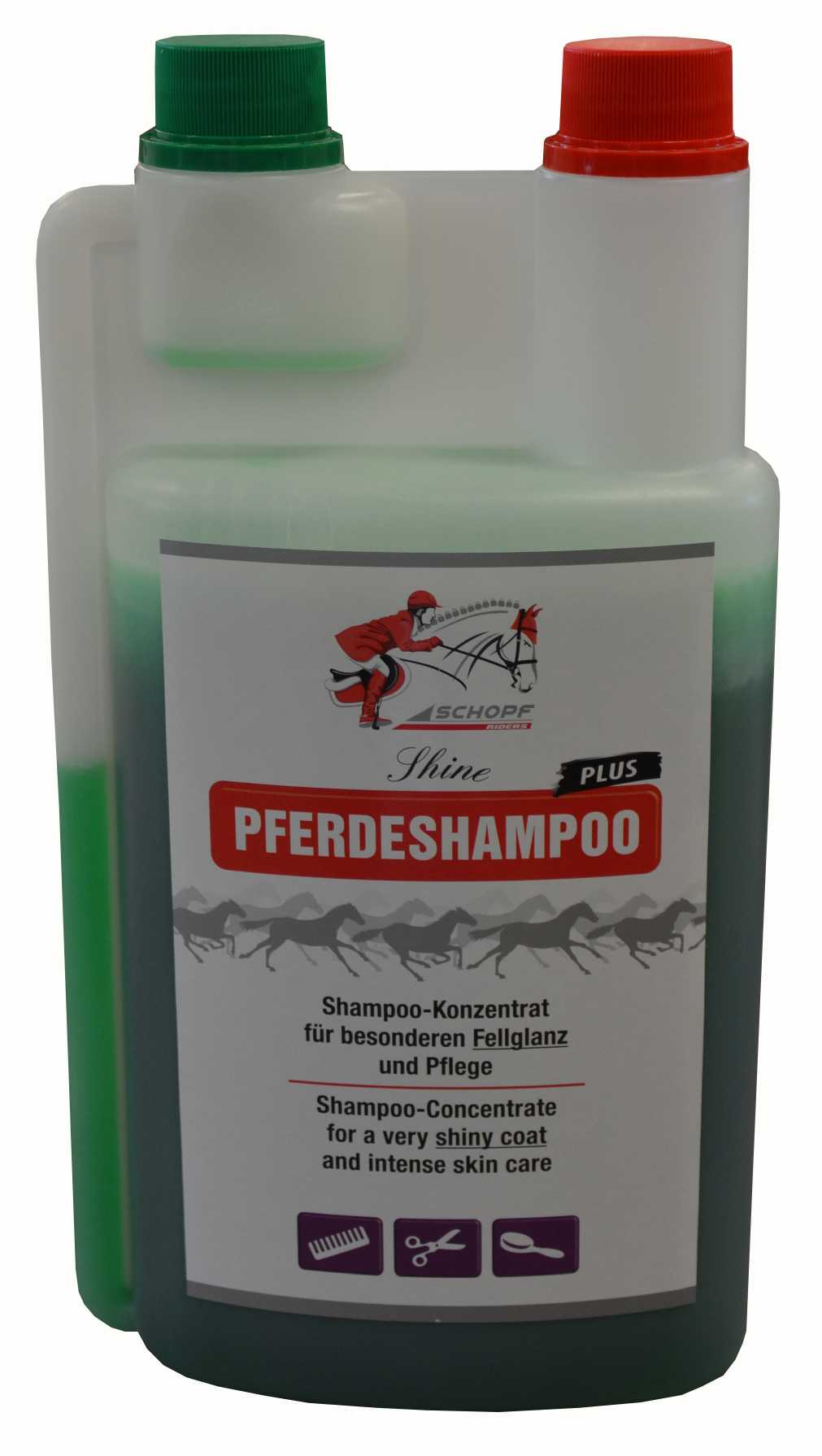 Pferdeshampoo Schopf mit Fellglanz 1000 ml