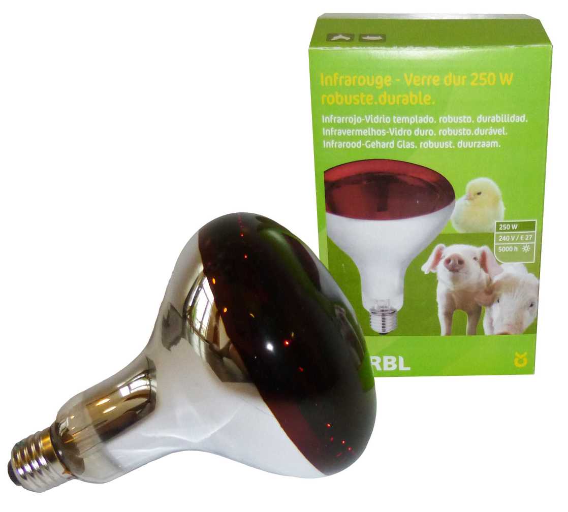 Infrarotstrahler 250 Watt-Kerbl (1Stk.)