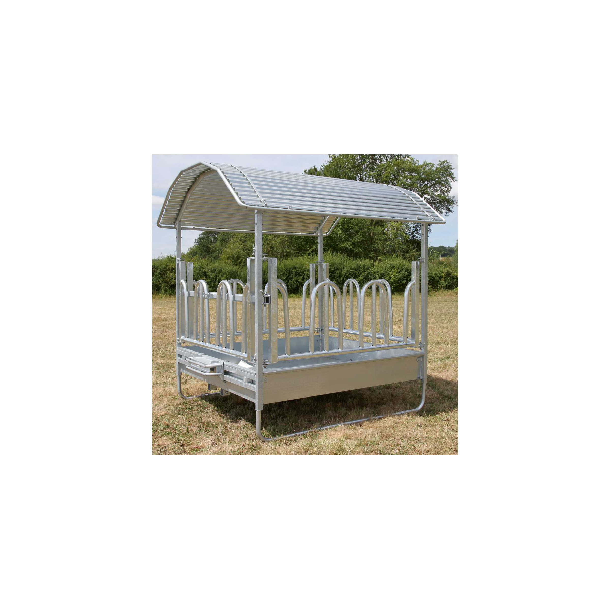 Viereckraufe - Palisadenfreßgitter