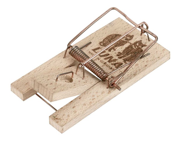 Mausefalle aus Holz 9,5x5 cm (2Stk/Pkg)