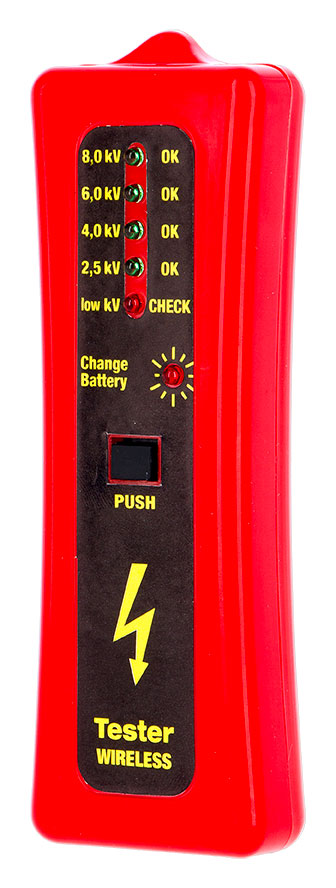 Zaunprüfer 4stufig mit LED-Anzeige