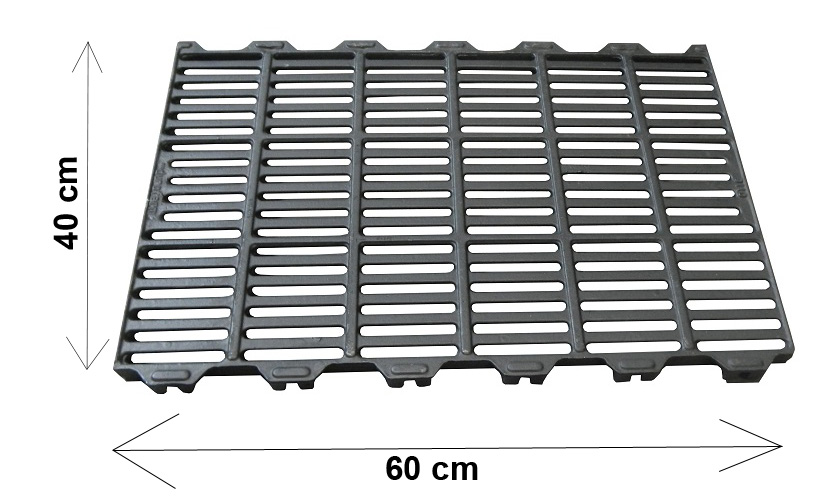 Sauengussrost 60x40 Unterzugabstand 40cm