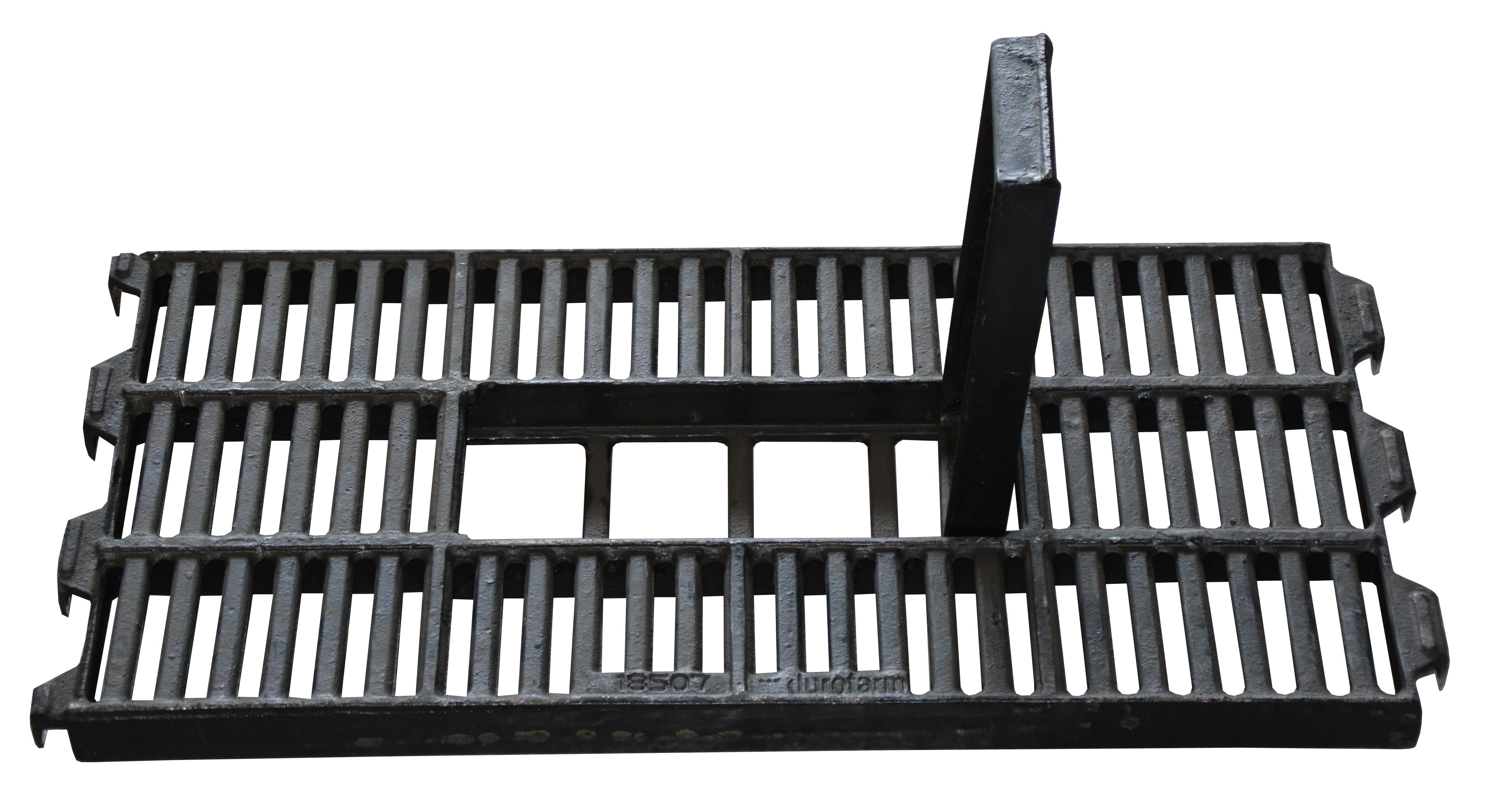 Gußrost 30x60 mit Koteinwurfklappe