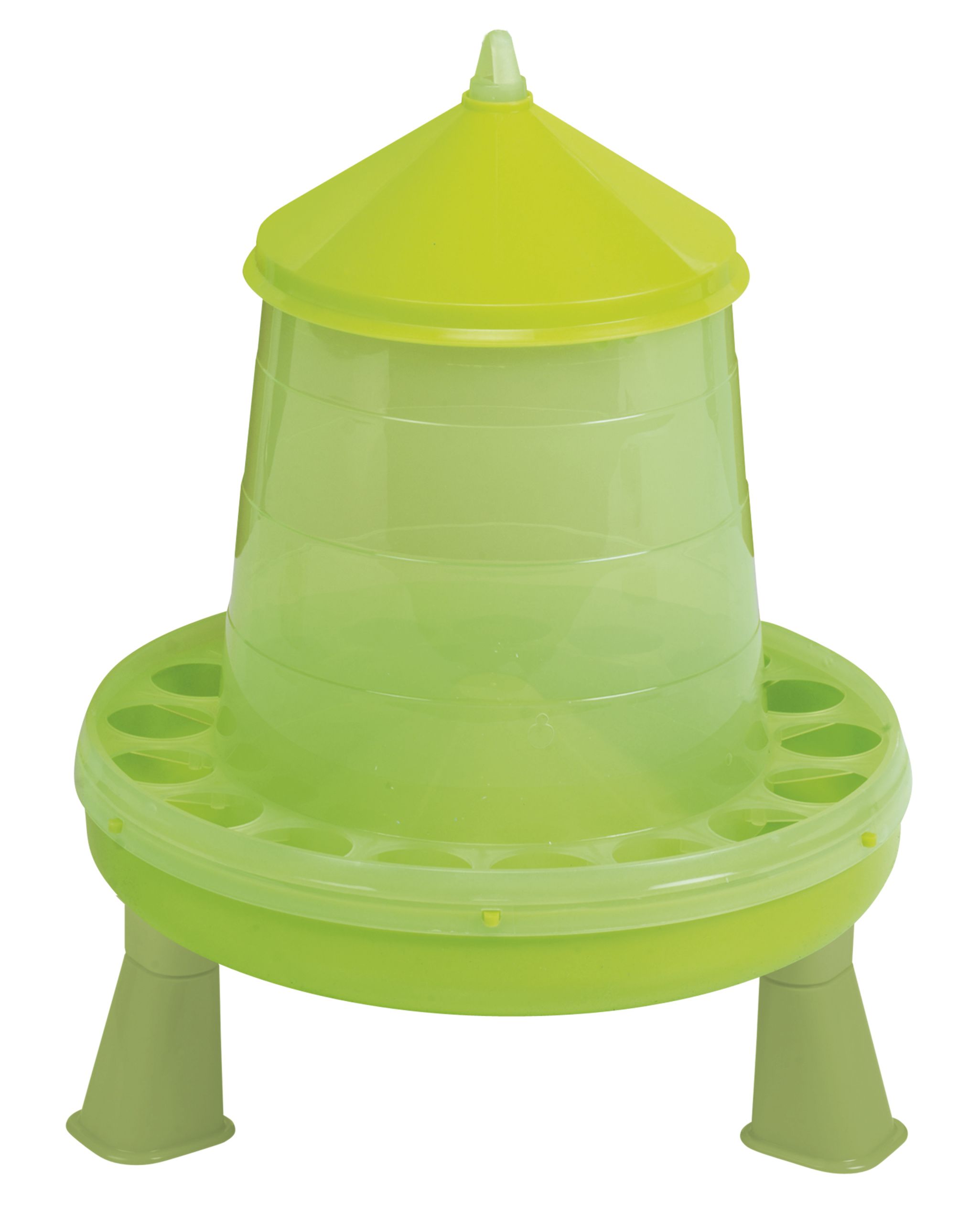 Geflügelfutterautomat mit Standfüßen