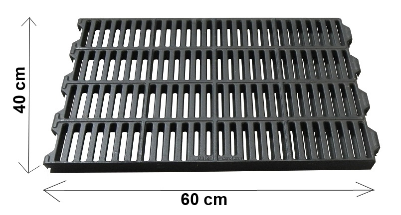 Sauengussrost 40x60 Unterzugabstand 60cm