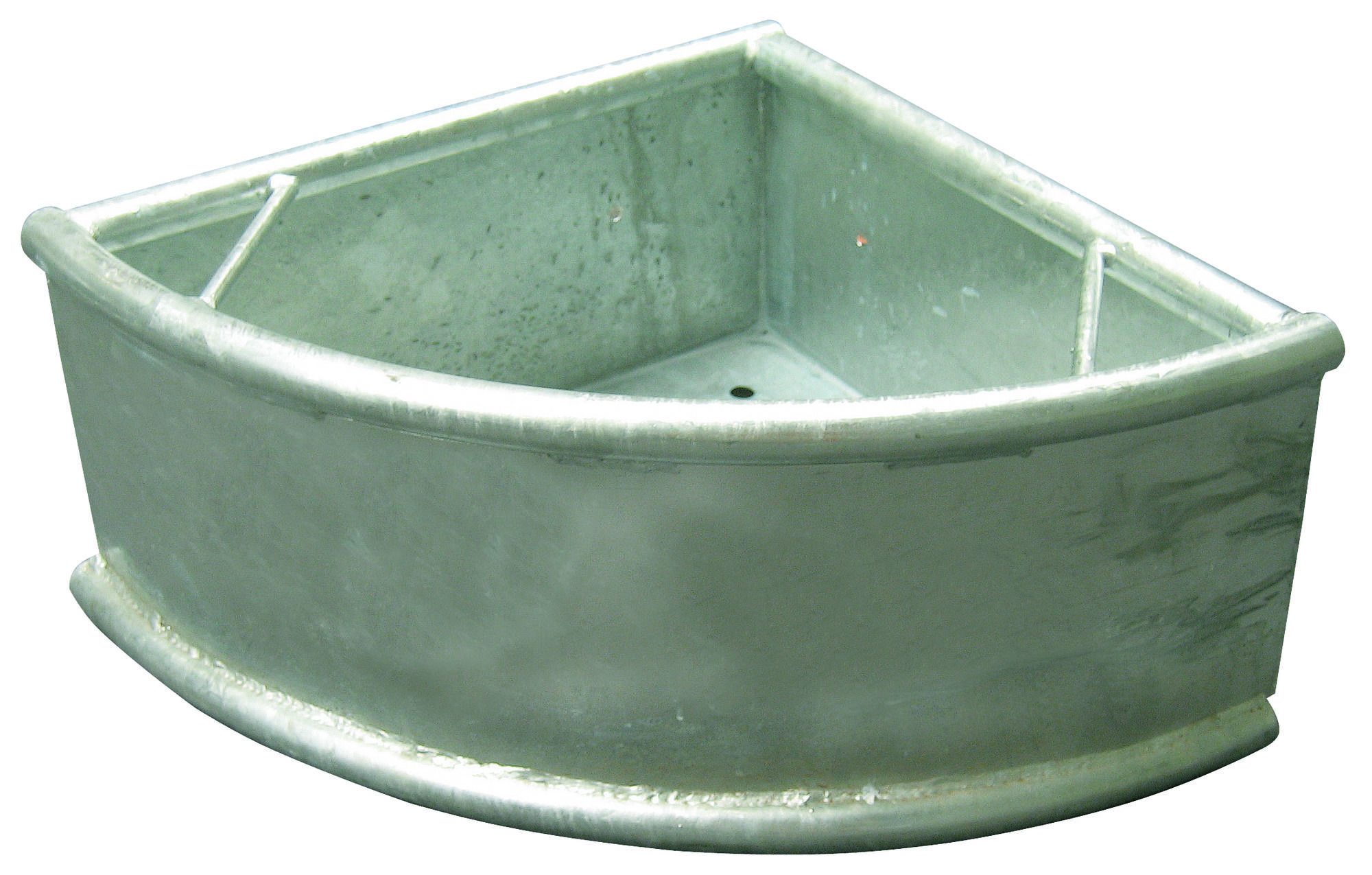 Futtertrog dreieckig, verzinkt