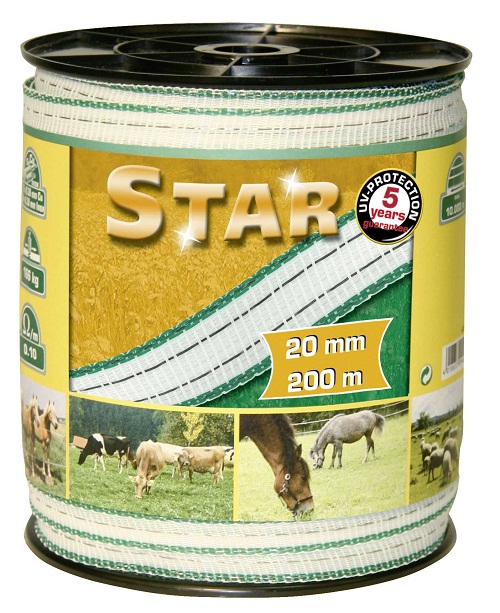 Breitband StarClasse 20mm Weiß/Grün