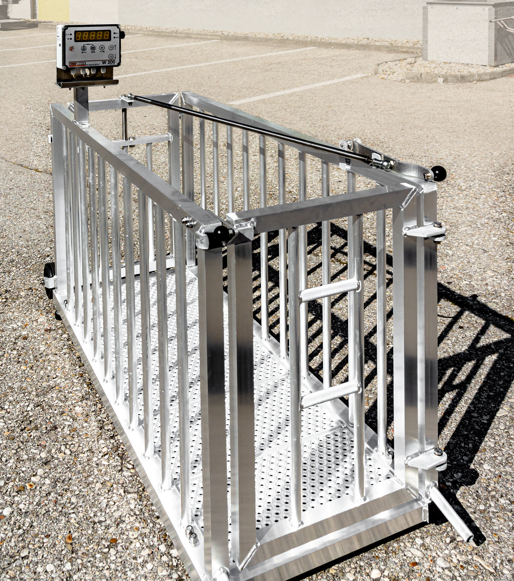 Einzeltierwaage mit Alu-Boden Mod. 2020P