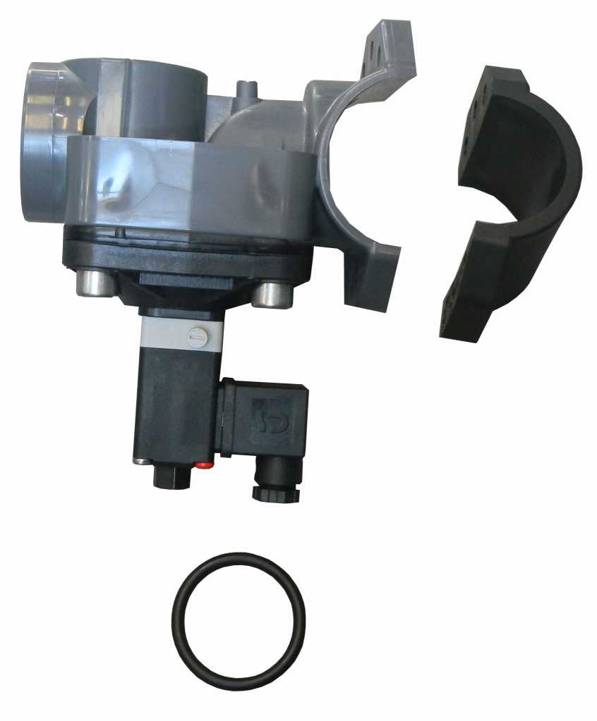 PVC-Membranventil horizontal 50mm koml.