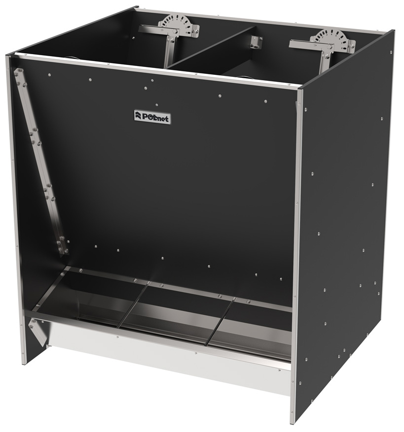 Futterautomat Mast PP/Niro 2x2FP