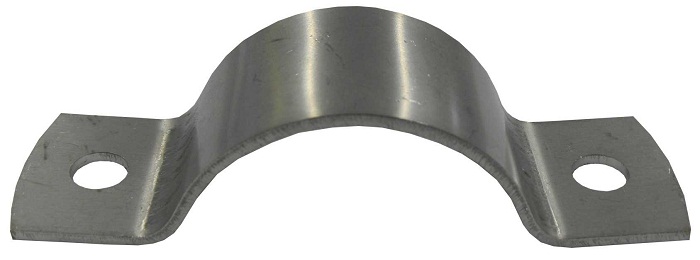 Halteschellenhälfte Ø50 Niro