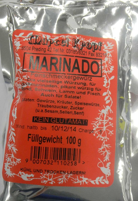 Marinado 100 g***