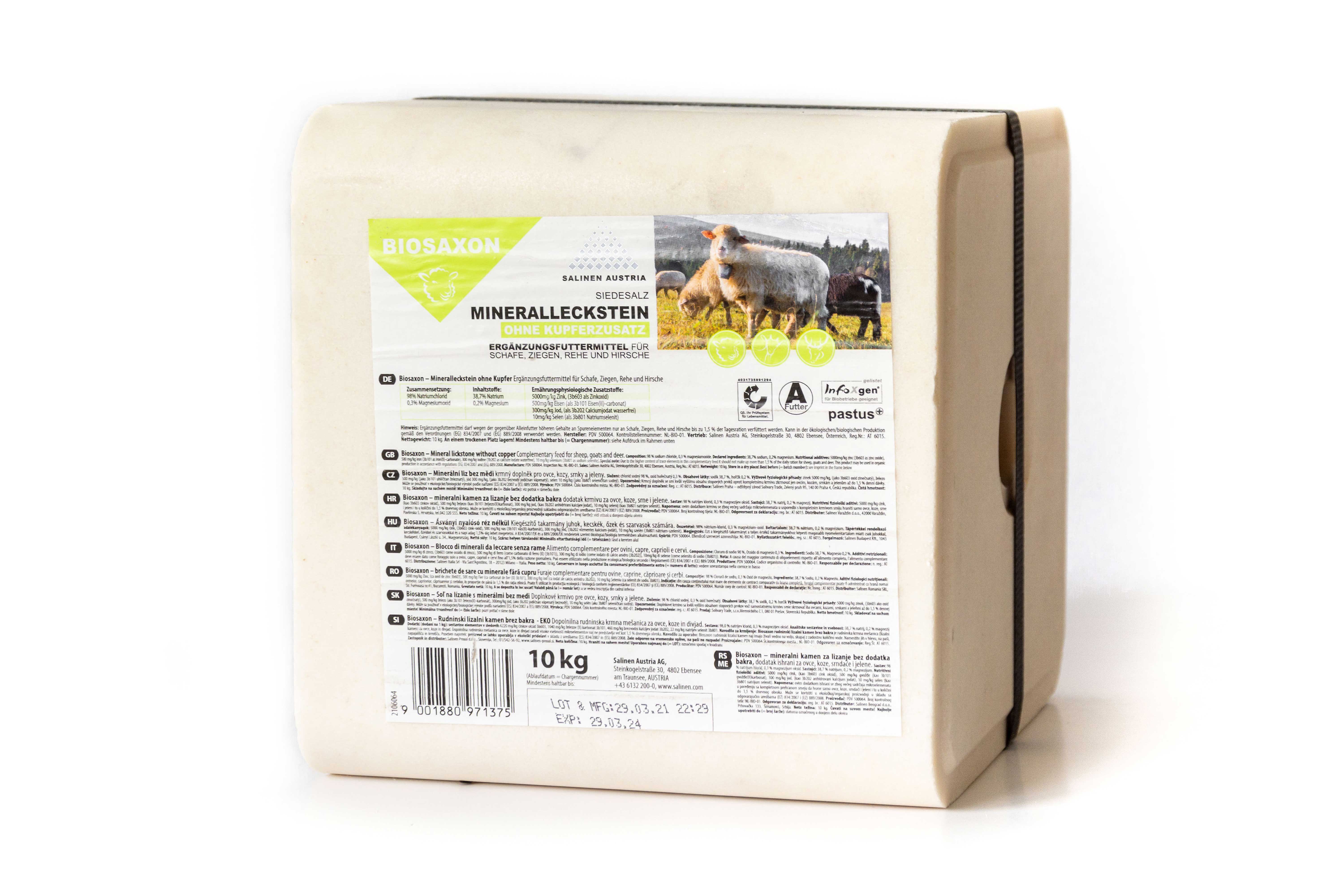 Leckstein Solsel Mineral Schafe 10 kg***