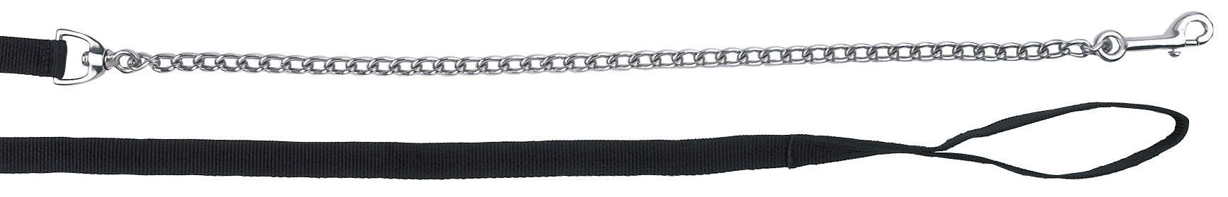 Führleine mit Kette und Karabiner