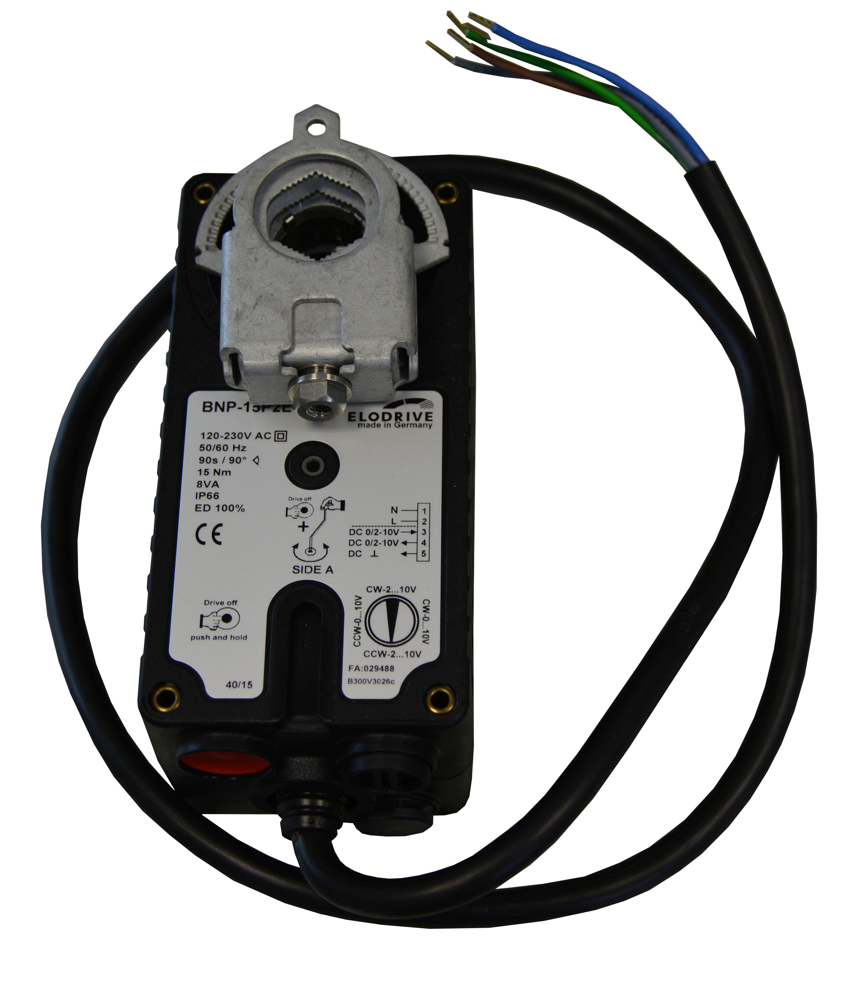 Stellmotor IP66 15Nm 24V AC/DC stetig