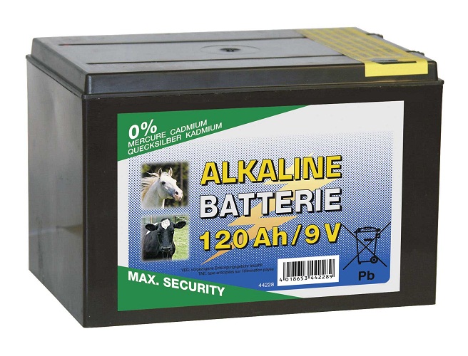Alkaline - Trockenbatterie 9 Volt/120Ah